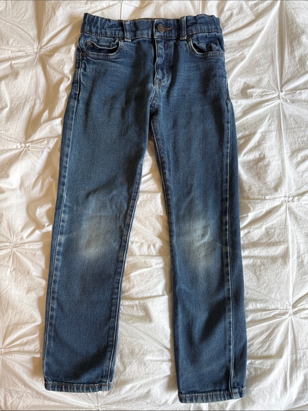 Janie and Jack Boy’s Slim Denim Jean, size 7